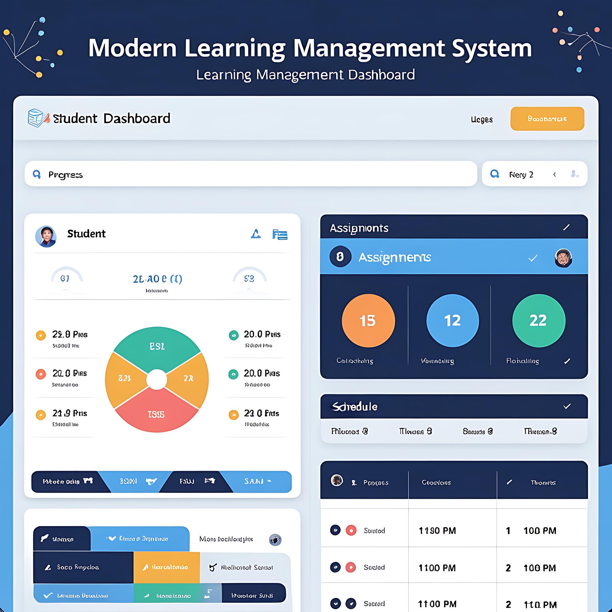 Interface da plataforma de cursos
